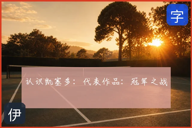 认识凯塞多：代表作品：冠军之战